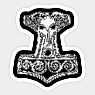 Skane Style Mjolnir Sticker